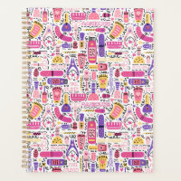 Padrão de manicura de porta bonita