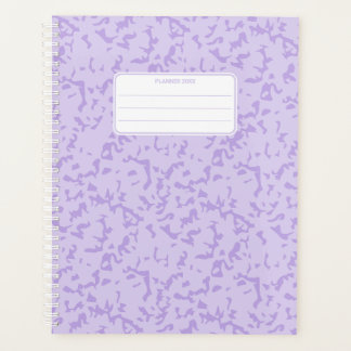 Agenda Padrão de Mármore de Cor Pastel Manchado Anual