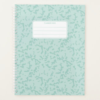 Agenda Padrão de Mármore de Cor Pastel Manchado Anual