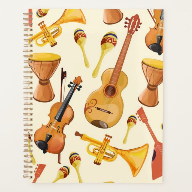 Agenda Padrão de música (Frente)