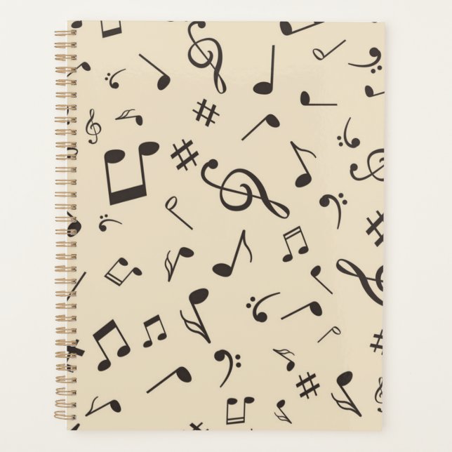 Agenda Padrão de música (Frente)