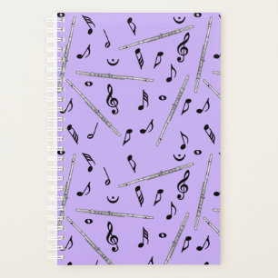 Agenda Padrão de Nota de Música Flute