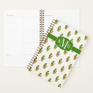 Agenda Padrão de Ponto de Polk Cactus e Suculente