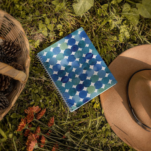 Agenda Padrão de pontos - azul e verde (Criador carregado)