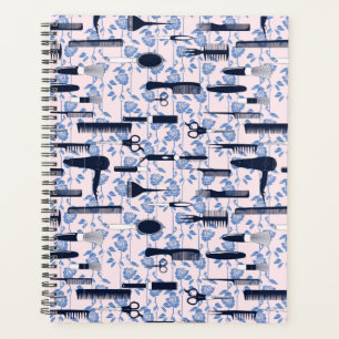 Agenda Padrão de Rosa Azul de Beauty Care