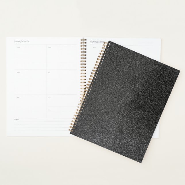 Agenda padrão de textura de couro (Exibição)
