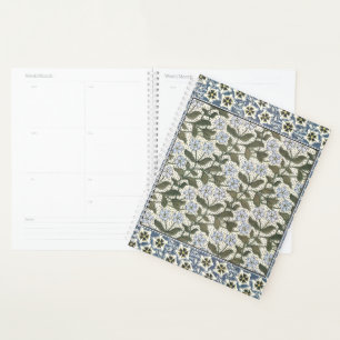 Agenda Padrão de Vinca do Periwinkle da Flor Azul