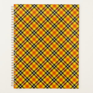 Agenda Padrão de Xadrez Vermelho Amarelo Preto-57577