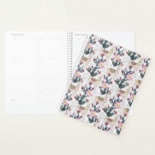 Agenda Padrão do Cactus Watercolor