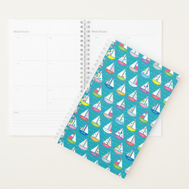 Agenda Padrão do Pastel Sailboat (Exibição)