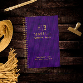 Agenda Padrão dos quadrados dos logotipos do Monograma Do