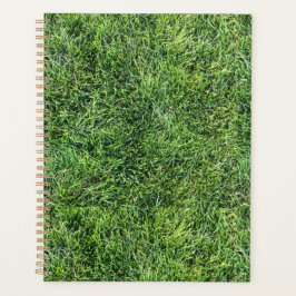 Agenda Padrão engraçado de textura de grama verde real di