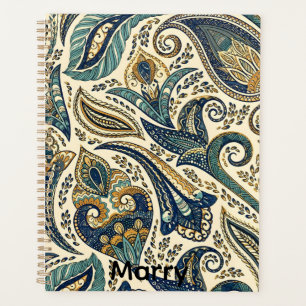 Agenda padrão floral