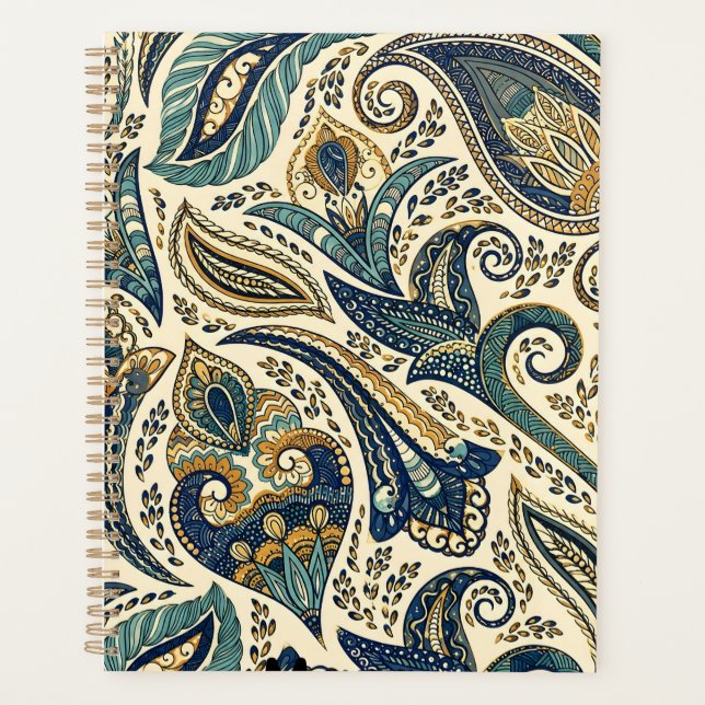 Agenda padrão floral (Frente)