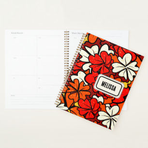 Agenda Padrão floral