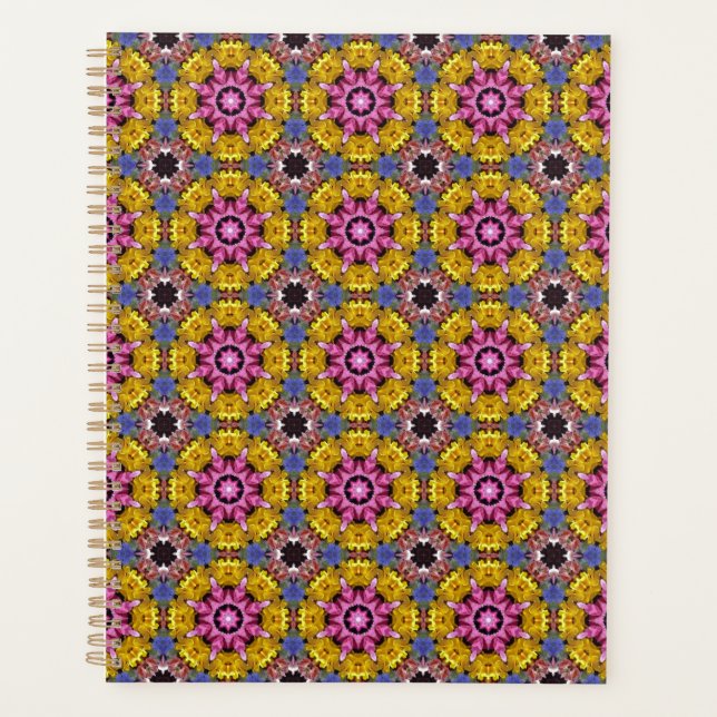 Agenda Padrão floral de Verão (Frente)
