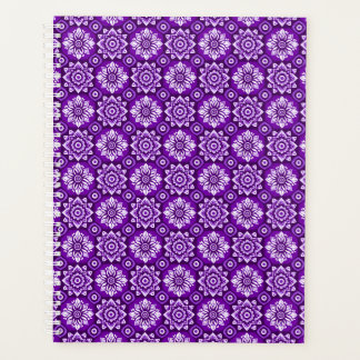 Agenda Padrão Floral Mandala Elegante