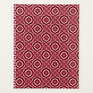 Agenda Padrão Floral na moda Boho Chic