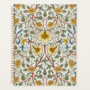 Agenda Padrão Floral Narciso William Morris