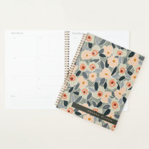 Padrão Floral Ousado Desenhado à Mão com Tinta - P