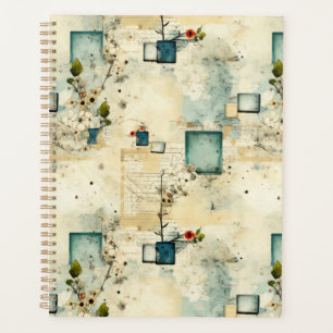 Agenda Padrão Floral Vintage (5)