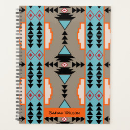 Agenda Padrão Geométrico Aztec Mexicano