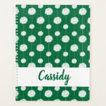 Padrão Pom De Cheerleader Verde