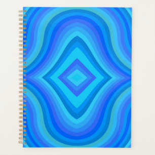 Agenda Padrão retroativo azul