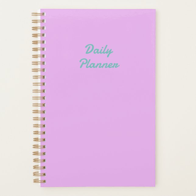 Agenda Padrão rosa  (Frente)