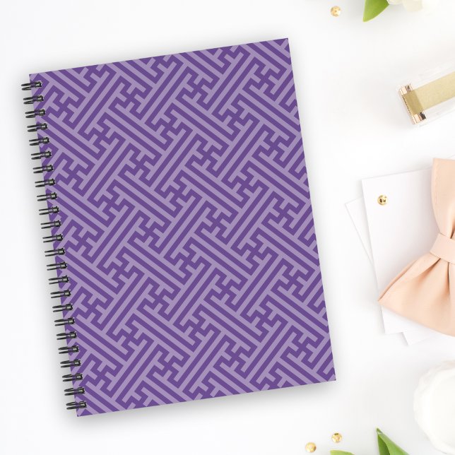 Agenda Padrão Sayagata, japonês, roxo e rosa (Criador carregado)