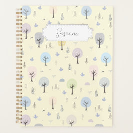 Agenda Padrão Scandinávia Personalizável de Floresta Invi