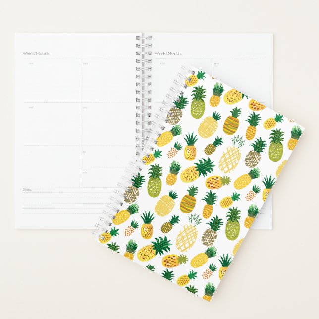 Agenda Padrão Trendy Pineapple (Exibição)