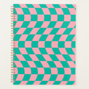 Agenda Padrão Verde Cor-de-rosa da placa de verificação r