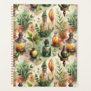 Agenda Padrão Vintage de Garrafas Apóticas (1)