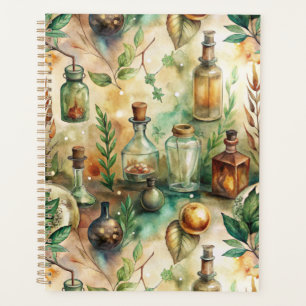 Agenda Padrão Vintage de Garrafas Apóticas (2)