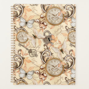 Agenda Padrão Vintage Victorian Chique Country