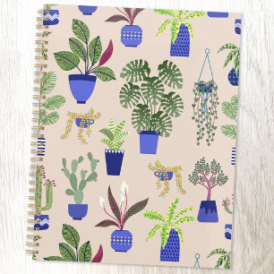 Agenda Padrões Suculentos Cactus Blush Pink