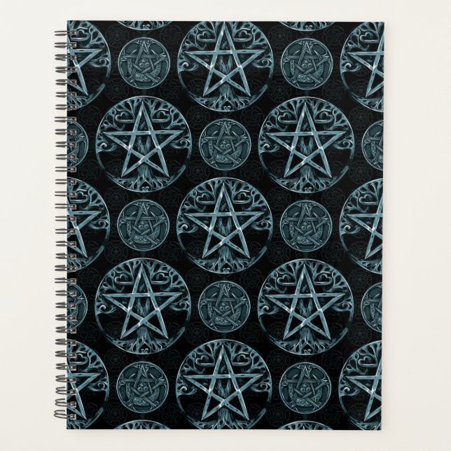 Agenda Pagan - Símbolos Wicca Planner (Frente)