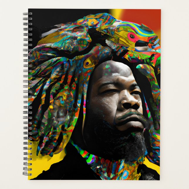 Agenda Pai Bruh Melanin Décimo Rei Filho Africano (Frente)