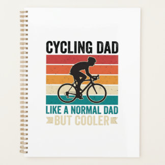Agenda Pai Ciclista Camisa de Pai Ciclista Vintage Design