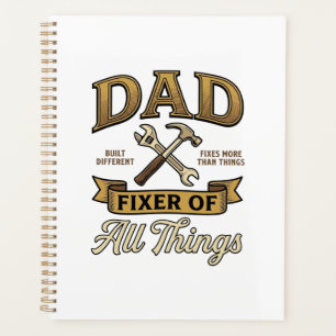 Agenda Pai Consertador de Todas as Coisas Camiseta de Gra