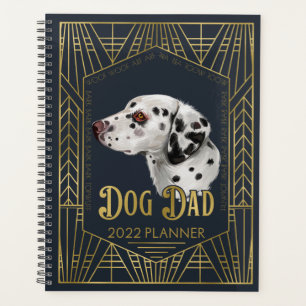 Agenda Pai de Cachorro Dalmático Engraçado 2022