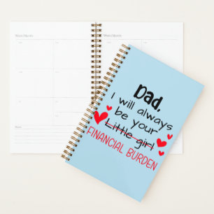 Agenda Pai Sempre Ser Sua Menina, Financeira