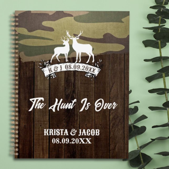 Agenda País Ocidental Veado A Caça Está Sobre Casamento (Western Country Deer The Hunt Is Over Wedding Planner)