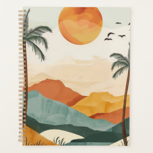 Agenda Paisagem Boho Abstrato (16)