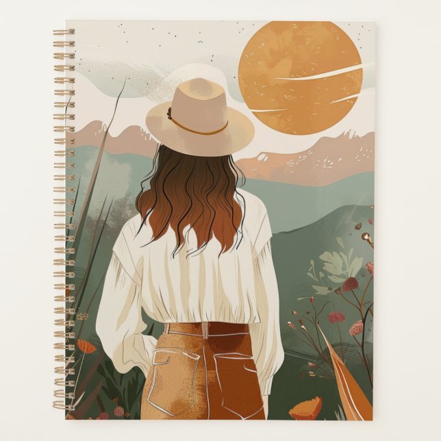 Agenda Paisagem Boho Abstrato (20) (Frente)