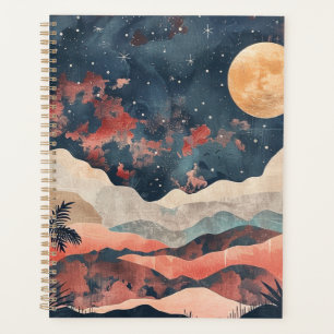 Agenda Paisagem Boho Abstrato (24)