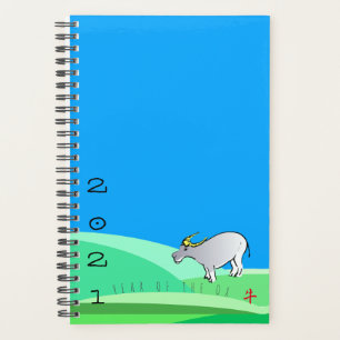 Agenda Paisagem cartoon Ox Chinês Novo Ano SPl