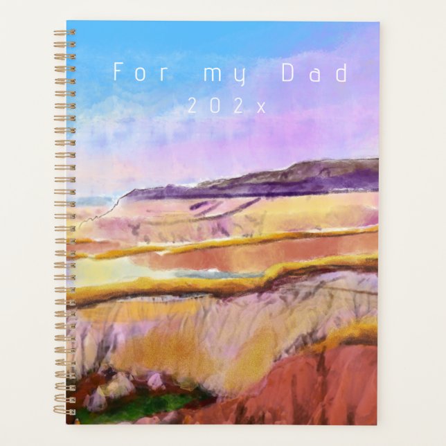 Agenda Paisagem colorida de Istambul (Frente)