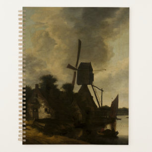 Agenda Paisagem com moinho de vento - Salomon Rombouts